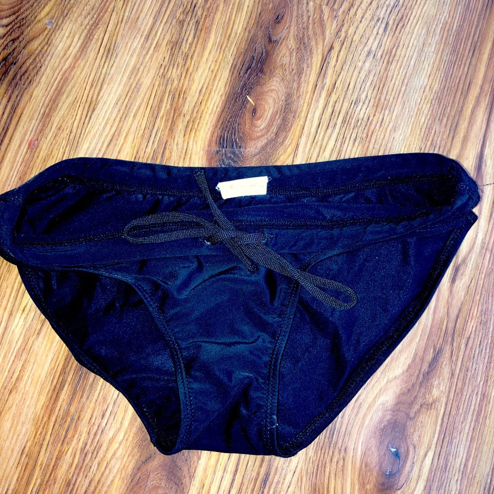 Black swim bottoms